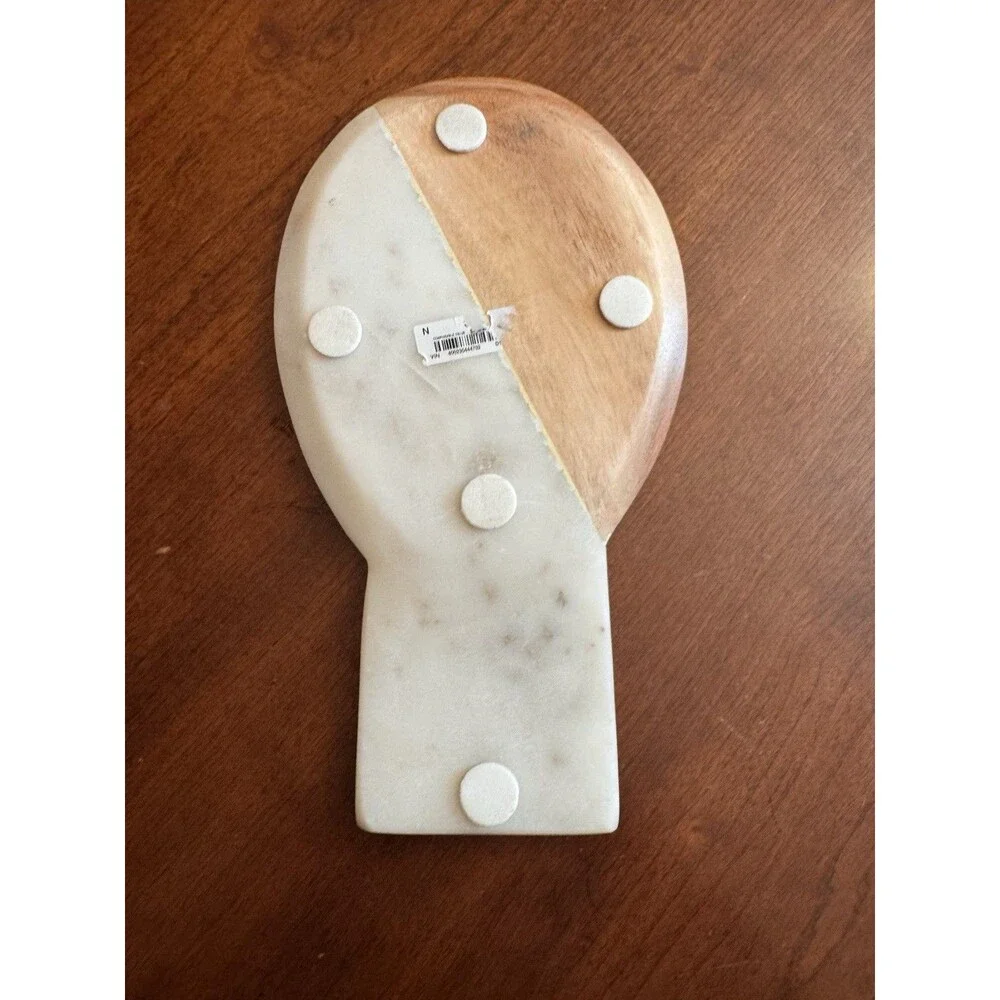 Mable/wood Spoon Test Metal Spoon Rest